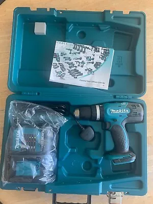 Makita 18V LXT  Cordless Drill (DHP453) With Charger And Case - No Batteries • £55