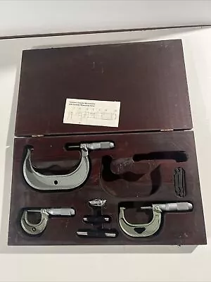 Toolmex Poland Micrometer Carbide Tips Standards Case Machinist Toolmaker 3-4 • $17