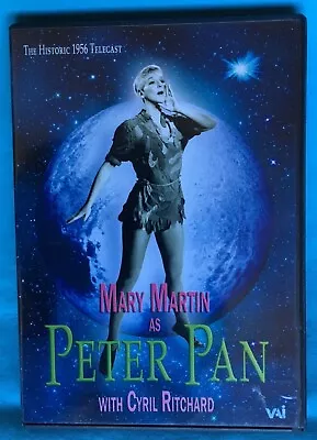 PETER PAN 1956 Live Telecast - DVD With Insert Booklet - Musical Mary Martin • $20