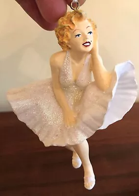 Vintage 1999 Marilyn Monroe Norma Jean The Seven Year Itch White Dress Ornament • $10