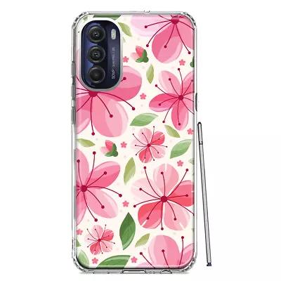 Mundaze Case For Motorola Moto G Stylus 4G 2022 Spring Pink Cherry Blossoms • $12.74