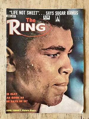 The Ring Magazine  June 1963  Muhammed Ali Cover   & Story  Boxing  Rare  Vgc • £10