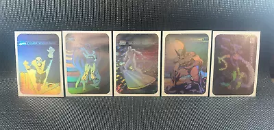 1990 Marvel Universe Series 1 - Complete HOLOGRAM Set (MH1-MH5) • $99.99