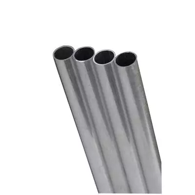 K&S 3/8 In. D X 1 Ft. L Round Aluminum Tube (Pack Of 3) • $12.95