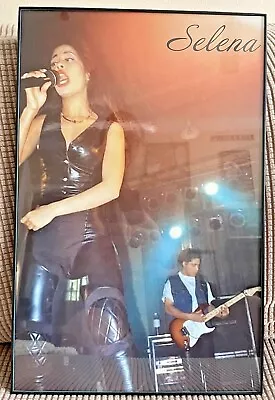 Selena Quintanilla Poster 11X17 Framed! Live On Stage! Uvalde Texas. • $40