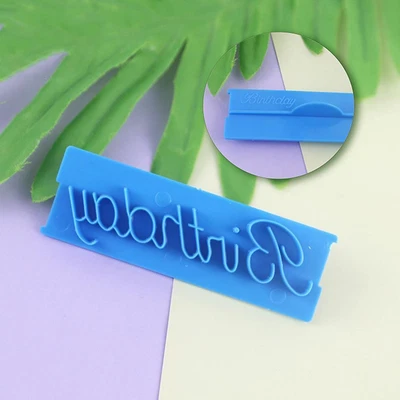 £4.50 • Buy 6pcs/set Cutter Decor Icing Happy Birthday Letter Sugarcraft Mold New Mould T7P7