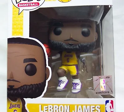 Funko POP! Basketball LeBRON JAMES L.A. LAKERS #152 VINYL FIGURE TOY NEW • $20