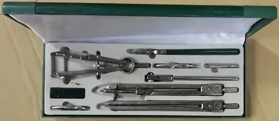 £24.99 • Buy Boda Stainless Steel Technical Drawing Drafting Compass Ruling Pen Set - USED- 