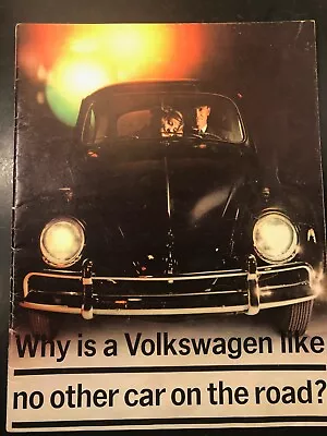 1960's Volkswagen VW Beetle Dealer Sales Brochure Original • $14.95