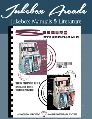 New! Seeburg 220 222 Jukebox Manual Ovr250 CrystalClear Pages W/Troubleshooting • $44