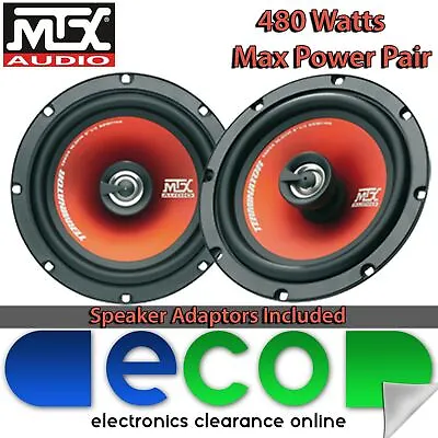 BMW Mini Cooper 2000-2014 MTX 16cm 6.5  480 Watts 2 Way Front Door Car Speakers • £69.99