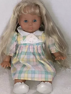 Max Zapf Creation West Germany Balica Dolls 18  Blonde Blue Eyes 1987 Collectors • $20