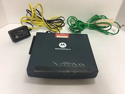 Motorola 3347-02-1022 4-Port Wireless Router Used • $16.99