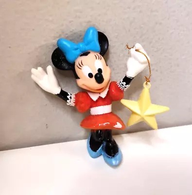 VINTAGE MINNIE MOUSE CHRISTMAS ORNAMENT 1960s DECORATION Disneyana COLLECTIBLES • $25