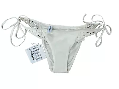 La Perla Side Ties Swim Bikini Bottom White ( 6 ) • $79.97