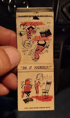 Vintage  Do It Yourself  Collectible Advertising Matchbook Cover Used • $7.99