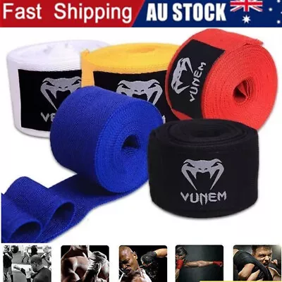 1Roll Pro Boxing Hand Straps Wraps UFC- MMA Wrist Guards Cotton Bandage • $10.02