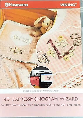 Husqvarna Viking 4D Expressmonogram Wizard • $40