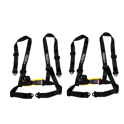 2PCS 2  4 Point JDM Racing Car Harness Seat Belt Safety Strap For Universal Car • $48.89