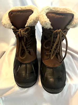 Kamik Arcadia Men's Waterproof Winter Snow Work Boots Insulated Sz 8 • $24.99