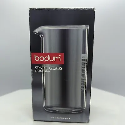 £25.69 • Buy Bodum Coffee Press Replacement Spare Glass Beaker 0.351/12 Fl Oz. NIB