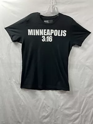 Stone Cold Steve Austin Minneapolis 3:16 Medium WWE Minnesota Black T-Shirt RARE • $50