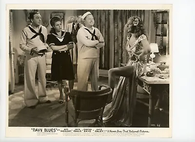 Vintage 8X10 Ann Sheridan Martha Raye Jack Oakie Jack Haley In Navy Blues 1941 • $11.79