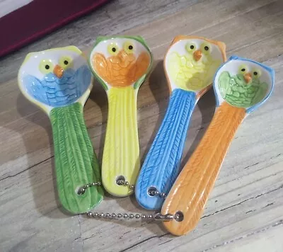 Set Of Owl Measuring Spoons Pier1. 1 Tablespoon 1/2 Tablespoon 1 Teaspoon And • $10