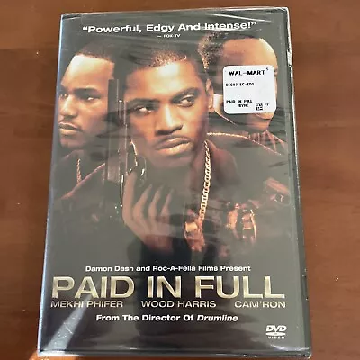Paid In Full (DVD Wood Harris Cam'ron Mekhi Phifer Kevin Carroll Regina Hall) • $16.95