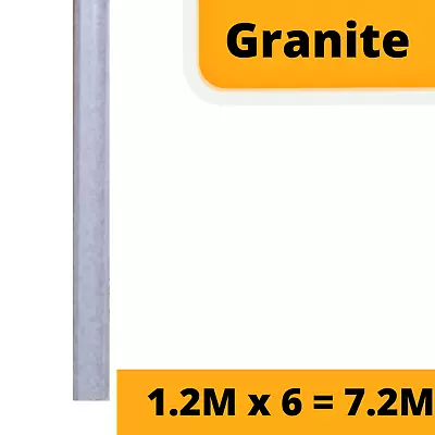 Granite Laminate Beading Scotia Edge Trim Grey - 1.2M X 6 = 7.2 Meters • £12.25