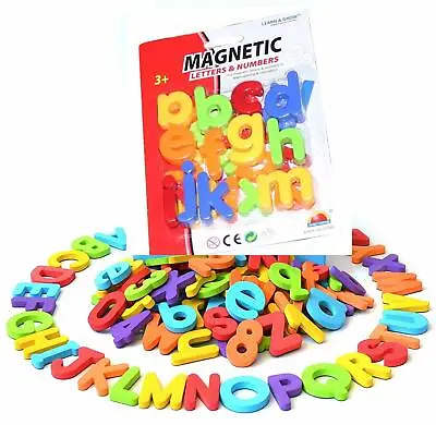 £4.49 • Buy Kids Magnetic Letters Alphabet & Numbers Learning Educational Toy Fridge Magnets