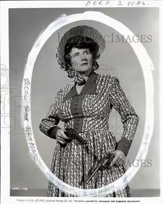 1947 Press Photo Actress Marjorie Main Stars In  The Wistful Widow Of Wagon Gap  • $19.99