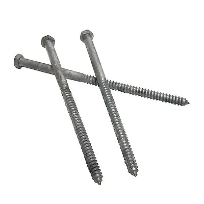 1/2  X 10  Lag Bolt Screws | Hex Head | Hot Dip Galvanized | 10pcs Box • $37.99