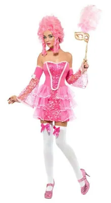 Fever Pink Marie Antoinette Fancy Sparkle Womens Masqerade Ball Costume Small • $32.99