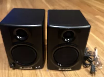 Studiophile AV40 M-Audio Studio Speaker Set * TESTED *EX++ • $38.50