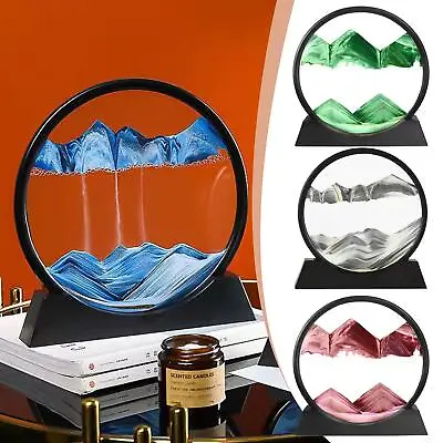 £9.91 • Buy Moving Sand Art Picture Hourglass Deep Sea Sandscape Glass 3D Quicksand Painting