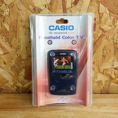 Vintage Casio Model Tv-980 Ti-stn Portable LCD Color Television - Brand New • $19.95