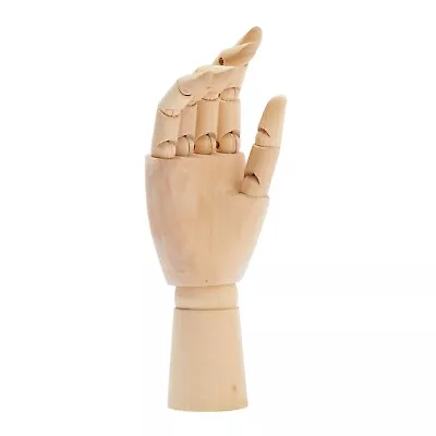 Wooden Hand Model 7  Art Mannequin Figure With Posable Fingers For Drawing • $11.99