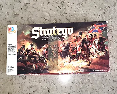 Stratego The Classic Game Of Battlefield Strategy - Complete 1986 Milton Bradley • $20