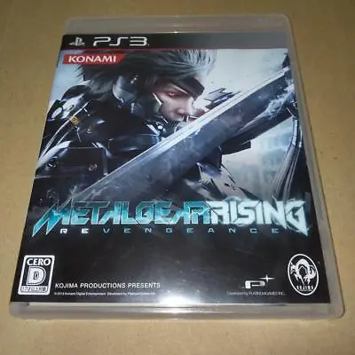 Japanese Metal Gear Rising Revengeance PS3 Sony PlayStation 3 CIB Game In Case • $11.48