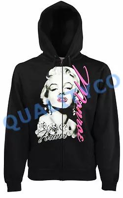 $19.99 • Buy New Marilyn Monroe Forever Diamond Zipper Hoodie Dope Cali Kush Weed Sweatshirt