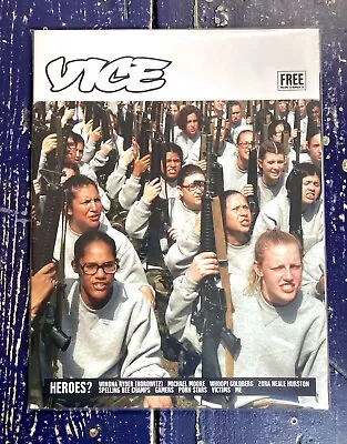 Rare 2003 Vice Magazine The Heroes Issue Volume 10 Number 10 Viceland Hipster • $17.99