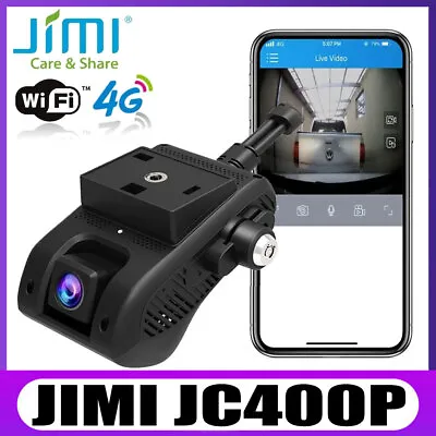 JIMI JC400P Car DashCam GPS WiFi DVR With 2 Live Stream Video 1080P Tracker Cam • $282