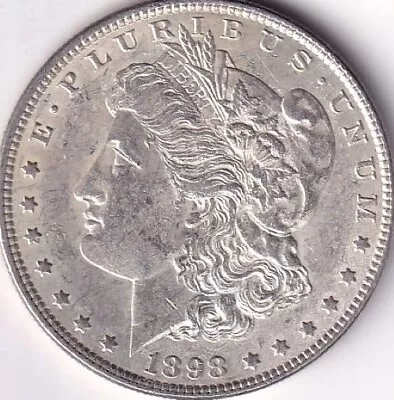 1898 SILVER Morgan Dollar - MS - #101 - BEAUTIFUL LUSTER - BAG MARKS • $75