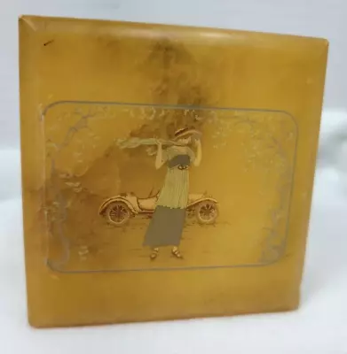 Genuine Alabaster Trinket Box Made In Italy 2.5  Square X 1.5  Tall • $18.99