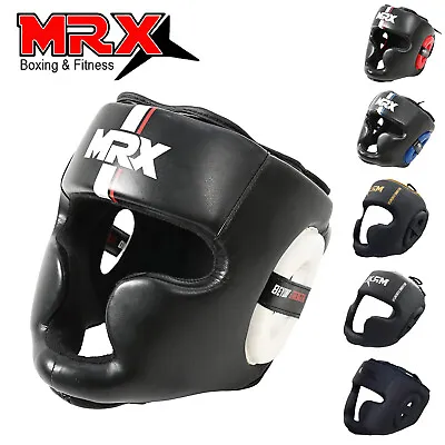 MRX Boxing Headgear MMA Muay Thai Kickboxing Sparring Grappling Martial Arts • $25.49