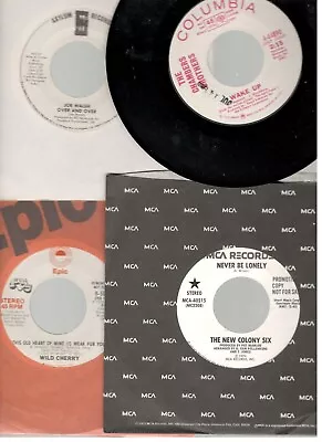 71    Rock   Promo   45's          CHOOSE   ANY   6-45's   FOR   $15.00 • $15