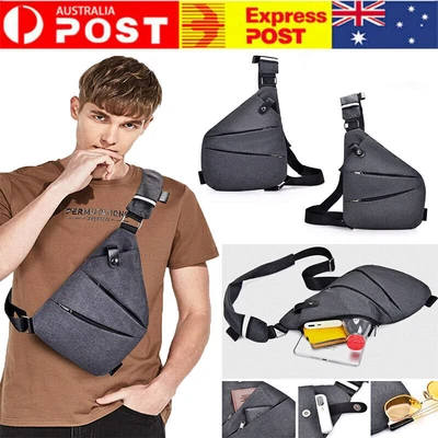 $15.46 • Buy NEW Waterproof Bag Personal Anti Theft Shoulder Man Pocket Portable Chest Travel