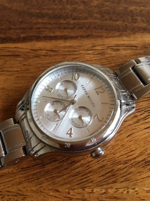 £35 • Buy Ladies Genuine Karen Millen Watch Chunky Gents Sized Watch Super Quality