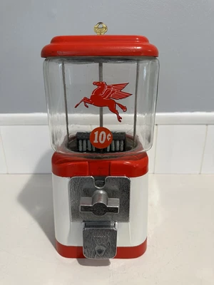 $195 • Buy Vintage Oak Acorn MÓVIL 10 Cents  Glass Globe Gumball Candy Nut Vending Machine